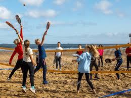 Beachsport bij handbalvereniging CVO in Vaassen.